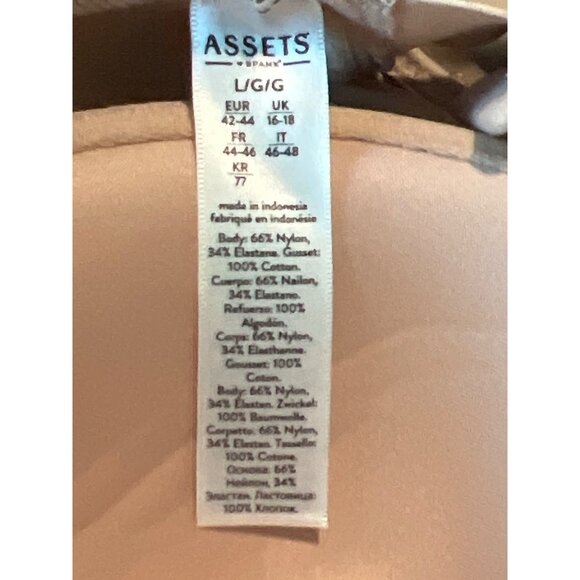 SPANX Assets Red Hot Label Bodysuit Medium Control Shaping Body Suit Large - Picture 6 of 7